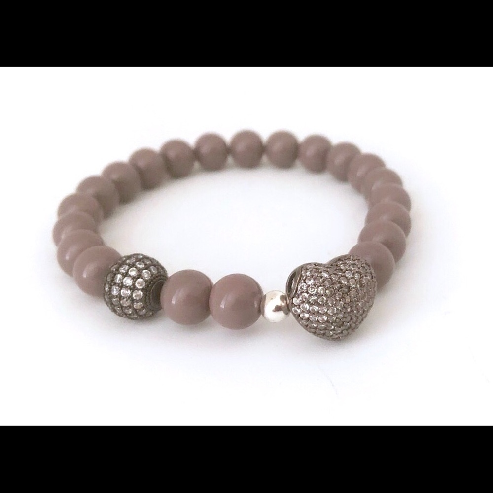 Grey MicroPave Love Bracelet